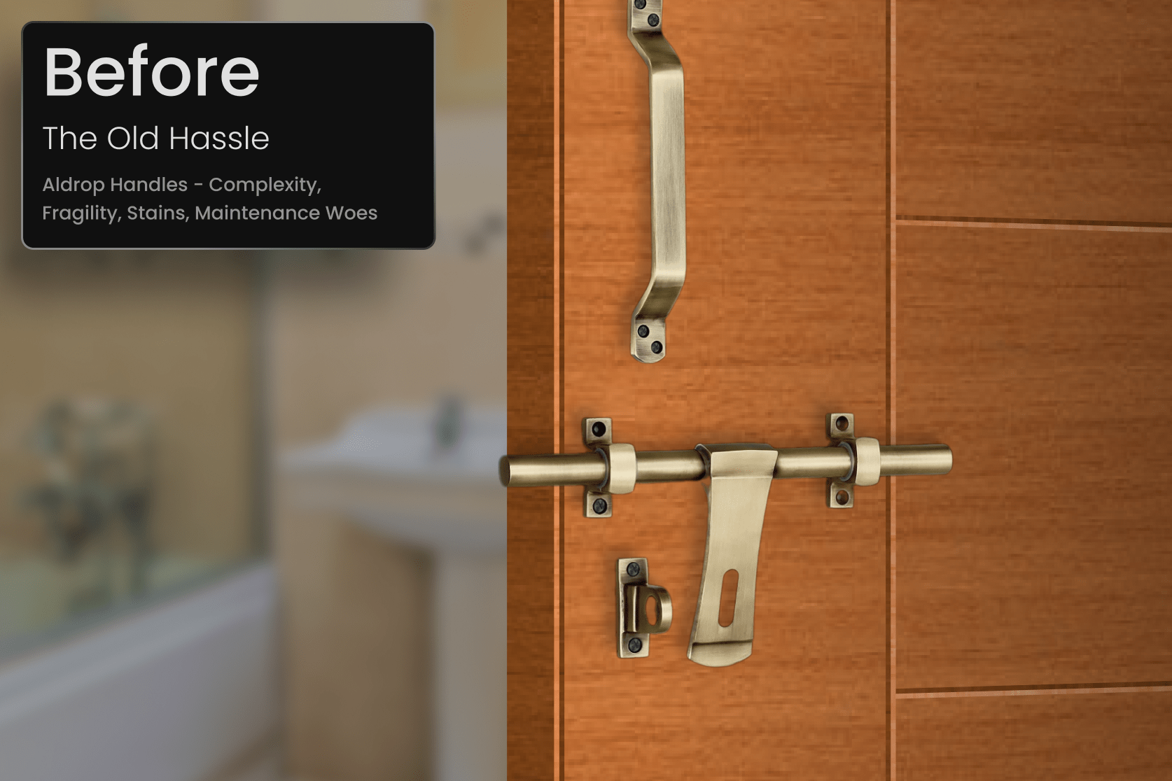 bathroom door lock